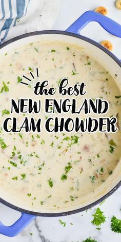 Soup Clam Chowder, Traditional Clam Chowder, Clam Chowder Recipe New England Crockpot, Creamy Clam Chowder Recipe New England, Clam Chowder Recipe With Fresh Clams, Authentic New England Clam Chowder, Calm Chowder Recipes, Easy Clam Chowder Recipe Simple, Boston Clam Chowder Recipe