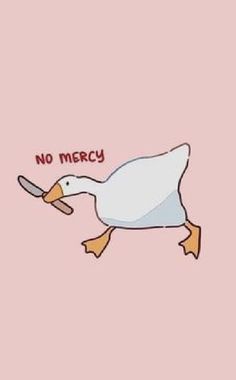 Goose Drawing, Knife Drawing, Duck Drawing, Funny Duck, Funny Posters, Funny Doodles, Cute Frogs, Cute Little Drawings, Cartoon Profile Pics