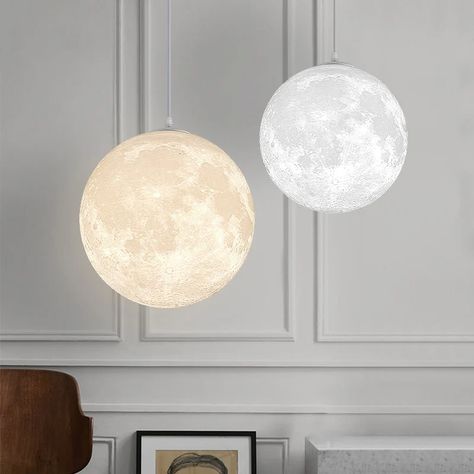 Pendant Lights – Page 3 – NYRALONDON Moon Chandelier, Moon Pendant Light, Moon Energy, Zen Room, 3d Printing Technology, Friendly Plastic, Meditation Room, Yellow Light, Bedroom Study