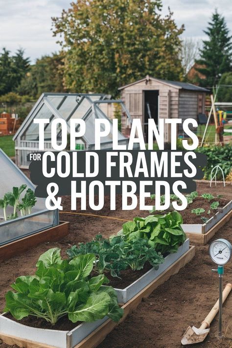 The Best Plants to Grow in Cold Frames and Hotbeds Cold Frame Gardening, Cold Frames, Home Grown Vegetables, Plants To Grow, Best Plants, Bountiful Harvest, Cold Frame, Garden Structures, Chilly Weather