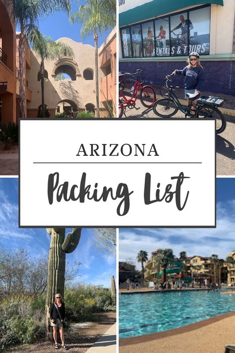 Arizona Packing List, Arizona Travel Outfits, Phoenix Travel, Arizona Mountains, Vacation Checklist, Arizona Style, Trip To Grand Canyon, Arizona Adventure, Arizona Vacation