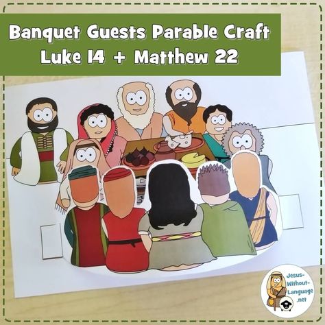 Jesus Parables, Jesus Wedding, Kids Ministry Ideas, Matthew 22, Toddler Bible, Bible Crafts Sunday School, Sunday Activities, School Craft Ideas, Liturgical Calendar