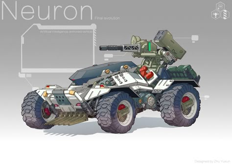 ArtStation - neuron, zhu yukun Futuristic Vehicles Concept, Smart Home Ideas, Sci Fi Tank, Armored Vehicle, Sci Fi Ships, Concept Car Design, Expedition Vehicle, Army Vehicles, Tank Design