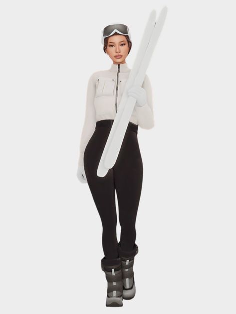 Amelie Sims 4 Ski Outfit Cc, Sims 4 Skiing Cc, Cozy Warm Outfits, Suit Gloves, Sims 4 Cheats, Ski Outfit, Snow Outfit, Sports Bra And Leggings, Sims 4 Cc Packs