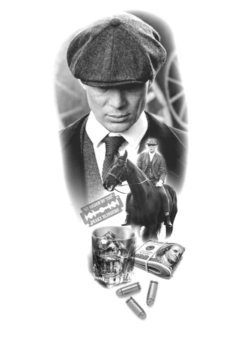 Tom Shelby Tattoo, Tommy Shelby Tattoo Ideas, Peaky Blinders Tattoo Sleeve, Thomas Shelby Tattoo Design, Tommy Shelby Tattoo Design, Pesky Blinders Tattoo, Peaky Blinders Tattoo Design, Peaky Blinders Tattoo Ideas, Tommy Shelby Tattoo