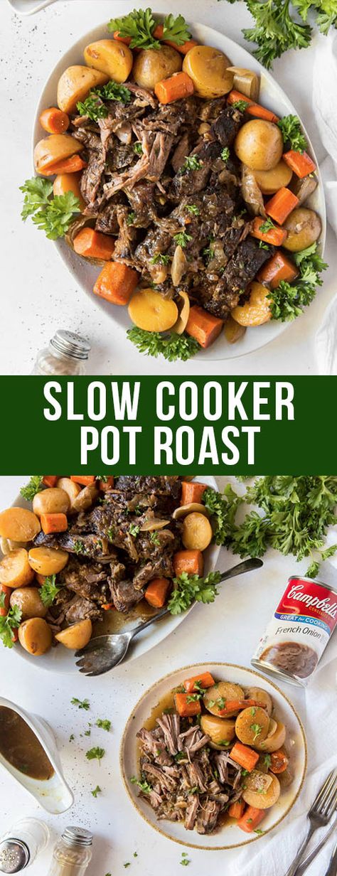 Roast With Potatoes And Carrots, Pot Roast With Potatoes, Crockpot Pot Roast, Cozy Recipes, Roasted Potatoes And Carrots, Pot Roast Crock Pot Recipes, Classic Pot Roast, Cooking Prime Rib, Best Pot Roast