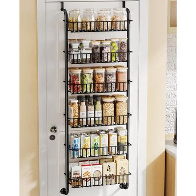 Spice rack door