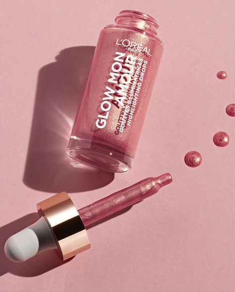 Pink Aesthetic Skincare, Lipstick Ad, Loreal Paris Makeup, Evening Eye Makeup, Paris Makeup, Loreal Paris Infallible, Aesthetic Skincare, Product Shots, Pretty Skin Care