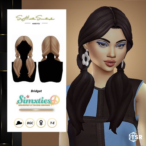 Portrait Of Madame X, Sims 4 Decades Challenge, 60s Hair, Sims Community, Sims 4 Cc Finds, Retro Hairstyles, Ts4 Cc, The Sims4, Sims Mods