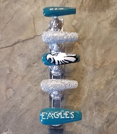 GO PHILADELPHA EAGLES! Philadelphia Eagles Nails Designs, Philadelphia Eagles Nails, Eagles Nails, Eagle Nails, Ponte Vedra Beach, Acrylic Press On Nails, Etsy Success, Feb 2, Etsy Business