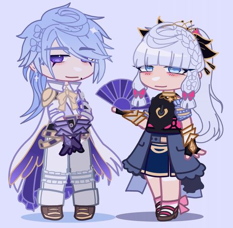 Siblings In Genshin Impact, Genshin Gacha Club, Genshin Impact Gacha Club, Fire Emblem Marth, Gacha Genshin, Panty And Stocking Anime, Creepy Faces, Gacha Characters, Gacha Clothes