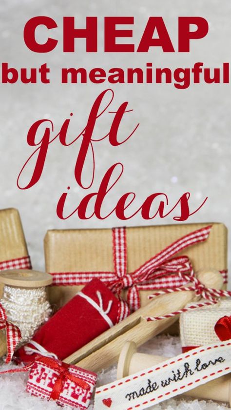 Christmas gift ideas for everyone! Meaningful gifts don't HAVE to cost a fortune! Gift Ideas Meaningful, Meaningful Gift Ideas, Meaningful Christmas Gifts, Frugal Christmas, Inexpensive Christmas Gifts, Inexpensive Christmas, Gift Ideas For Everyone, Meaningful Christmas, Cheap Christmas Gifts