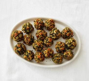 Stuffing Spinach Balls, Spinach Balls With Stuffing Mix Recipe, Stuffing Mix Recipes, Spinach Balls, Perfect Cheese Board, Stuffing Balls, Stop And Shop, Stuffing Mix, Giant Food