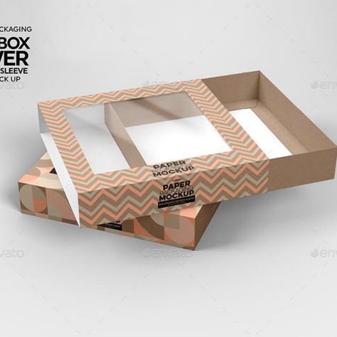 Small Box Drawer with Window Sleeve Packaging Mockup Packaging With Window Design, Camping Logo, Box Window, Window Crafts, Small Window, Cover Letters, Design Cover, Sweet Box, Box Mockup