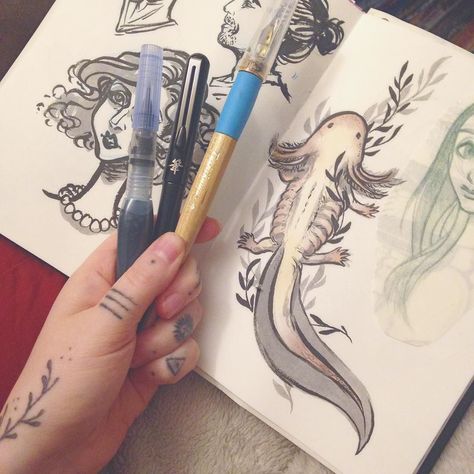 Here's my day 2 #inktober sketch! I've decided I want to draw something I've… Audra Auclair, Quetzalcoatl Tattoo, Want To Draw, Artist Sketchbook, Dragon Drawing, Draw Something, Beautiful Drawings, Realistic Drawings, Art Challenge