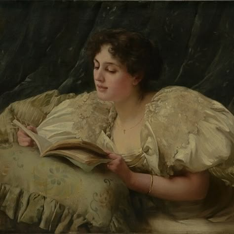 A Woman, Paintings, Reading