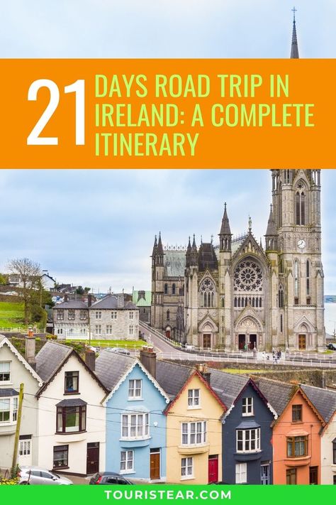 Ireland is a fantastic place, affordable enough to go around in 2-3 weeks. In this post, I want to share with you our 21-day itinerary around the Republic of Ireland and Northern Ireland. And here you have how to plan a trip to Ireland on your own. Read on, take note, and start planning your trip to Ireland. Ireland By Train Itinerary, Northern Ireland Itinerary, Giant Causeway, Ireland Summer, Cobh Ireland, Ireland Road Trip Itinerary, Moving To Ireland, Ireland Road Trip, Ireland Itinerary