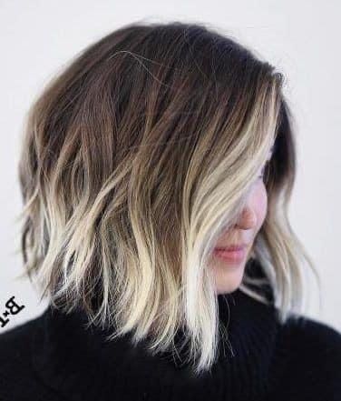 Short Ombre Hair Color, Colored Money Piece, Colored Money Piece Hair, Money Piece Hair, Ombre Hairstyles, Brown Bob, Short Ombre, Short Ombre Hair, Brown Ombre Hair