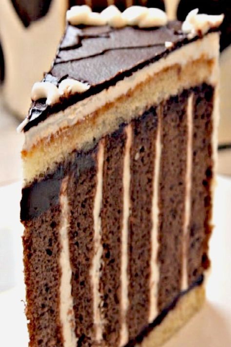 "Because You're Mine" Vanilla and Chocolate Vertical Layer Cake Vertical Cake, Mine Cake, Vanilla And Chocolate Cake, Pastry Design, Cake Vanilla, You're Mine, Tasty Chocolate Cake, Delicious Cake Recipes, Special Cake