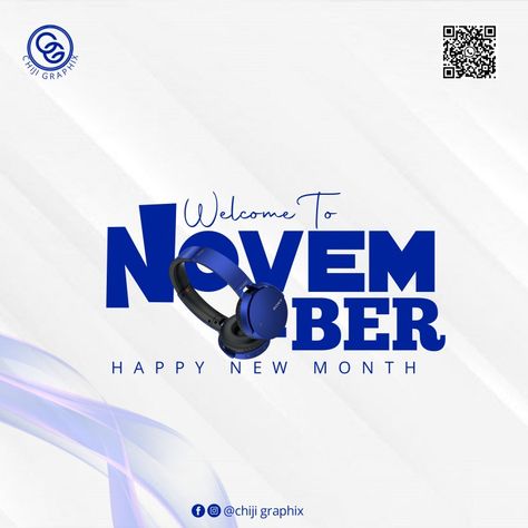 Simple new month flyer design idea. Happy New Month November flyer idea. Welcome to November flyer ideas November Happy New Month, November Flyer Design, Happy New Month November Flyer Design, New Month Design Flyer, New Month November, Happy New Month November, New Month Flyer Design, Welcome To November, New Month Flyer