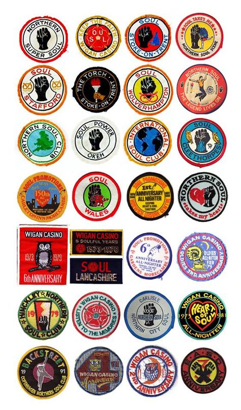 Vintage Northern Soul Patches Soul Patch, Skinhead Fashion, A M, Kids Clothing Brands, Rude Boy, Northern Soul, Music Images, Soul Music, Social Club