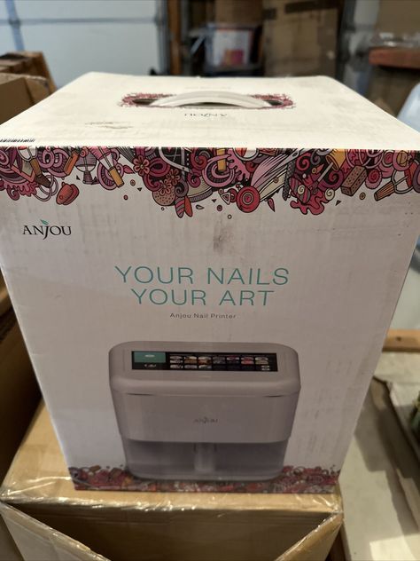 3D Finger Nail Printer Nail Finger, Nail Art Printer, Nail Printer, Nails Simple, Pedicure Nail Art, Nail Stamping, Pedicure Nails, Nail Art Tools, Open Box