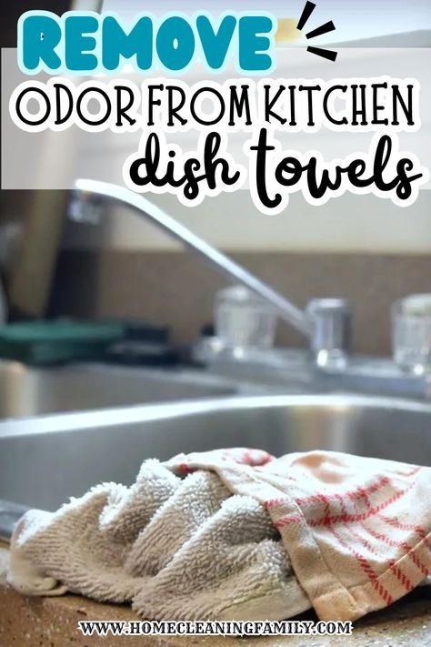 Discover effective methods to freshen up your kitchen dish towels. Learn how to eliminate stubborn odors with simple, eco-friendly solutions. Say goodbye to smelly towels and enjoy a fresher kitchen environment. Freshen Towels, Deep Cleaning Kitchen, Deep Clean Kitchen, Vinegar In Laundry, Smelly Towels, Vinegar And Baking Soda, Towels Smell, Kitchen Environment, Dirty Kitchen