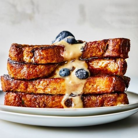 Protein-Packed French Toast Recipe - Instacart Protein French Toast, Low Calorie Breakfast, French Toast Recipe, Protein Pack, Toast Recipes, Breakfast Recipe, Low Calorie, High Protein, Breakfast Recipes