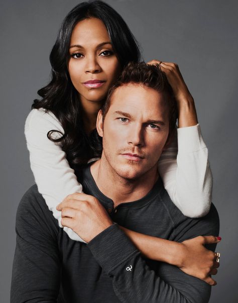 Zoe Saldana and Chris Pratt Marvel Couples, Marvel Actors, Zoe Saldana, Marvel Films, Chris Pratt, Star Lord, Marvel Dc Comics, Marvel Movies, Guardians Of The Galaxy