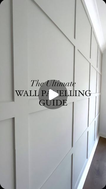 Vee || Home Decor || DIY Home Projects || Gardening on Instagram: "🚀 P A N E L L I N G G U I D E 🚀 🚀 Step 1: Install paneling strips along the boarders of your wall. Start with full length panelling strips then cut down to size where necessary. 🚀 Step 2: Measure your spacing (I will make a separate reel about how to measure your spacing) and install the panelling strips vertically from top to bottom 🚀 Step 3: Measure your spacing, cut panelling strips to size and install panelling strips horizontally 🚀 Step 4: use a filler and fill in all the joints 🚀 Step 5: sand down any excess filler 🚀 Step 6: apply decorators caulk to seal off the panelling strips to the wall ⚡️NOW YOU ARE READY TO PRIME AND PAINT YOUR WALL PANELLING⚡️ I used the Cheshire Mouldings MDF Wall panelling kit f Full Wall Paneling, Cheshire Mouldings, Mdf Wall Panelling, Mdf Wall Panels, Diy Home Projects, Wall Panelling, How To Measure Yourself, Wall Molding, Home Decor Diy