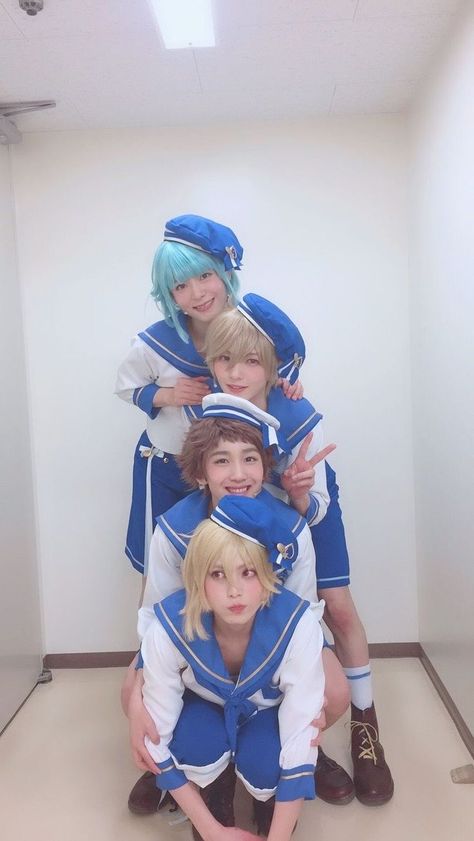 i do not own these imatges, they are from enstars stage play! Enstars Stage Play, Stage Poses, Enstars Plush, Hajime Shino, Lets Play A Game, Psychological Horror, Stage Actor, Stage Play, Rhythm Games