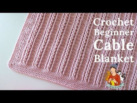 Pattern created by Sirin’s | Crochet for beginners blanket, Crochet cable blanket, Cables blanket Crochet Easy Beginner, Crochet Cable Blanket, Cable Blanket, Cables Blanket, Crochet Beginner, Blanket Tutorial, Crochet For Beginners Blanket, Crochet Cable, Crochet Easy