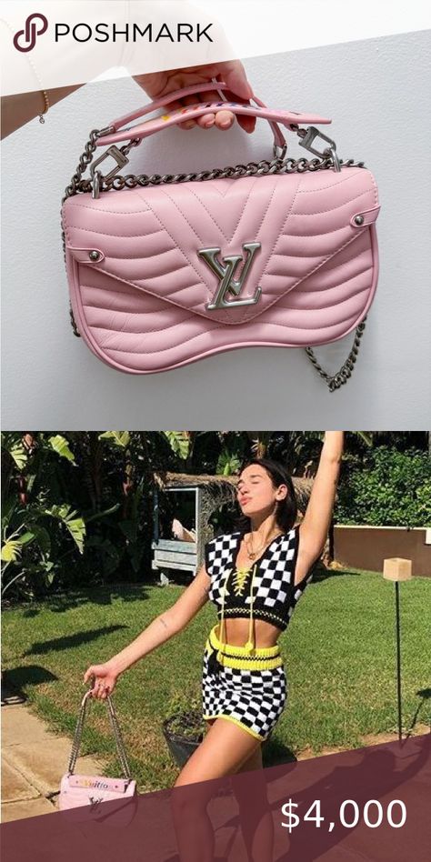 louis vuitton pink new wave chain bag New Wave Chain Bag, Louis Vuitton Pink, Dua Lipa, Chain Bag, Bag Brand, Chain Bags, New Wave, Vuitton Handbags, Louis Vuitton Handbags