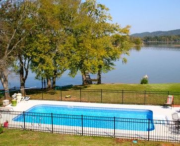 Rectangular Inground Pool...sometimes something simple is best Rectangular Inground Pool, Fencing Around Pool, Az Backyard Ideas, Round Above Ground Pool Ideas, Fence Around Pool, Rectangle Above Ground Pool, Semi Inground Pool Ideas, Deck Above Ground Pool, Semi Inground Pool