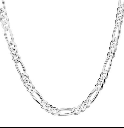 5mm MENS 316L Stainless Steel Figaro Chain Necklace by LuLuJewelryAndGifts on Etsy Fine Necklace, Chain Necklace For Men, Figaro Chain Necklace, Unisex Necklace, Figaro Chain, Necklace For Men, Silver Accessories, Unisex Jewelry, Silver Chain Necklace