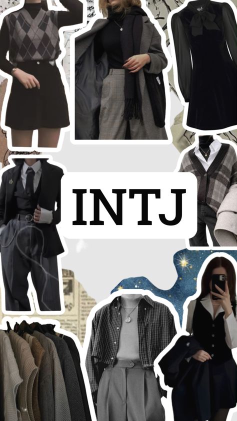 Mbti Clothing Style, Intj Women Outfit, Intj Personality Clothes, Intj Personality Lookbook, Intj Personality Outfits, Intj Outfit Style, Istj Mbti Outfits, Intj Mbti Outfit, Intj Outfits Girl