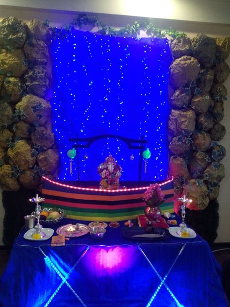 Ganpati bappa in boat Boat Ganpati Decoration, Bappa Decoration, Gauri Ganpati, Sea Decoration, Juice For Skin, Ganapati Bappa, Ganpati Decoration At Home, Decoration Theme, Decoration For Ganpati