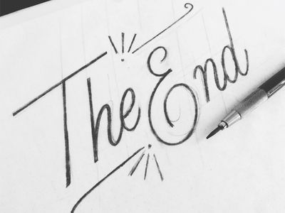 The End The End Calligraphy, The End Tattoo, Womens Necklaces Silver, Doodle Fonts, Hand Lettering Art, Caligraphy Art, Drawing Letters, Necklaces Silver, Handmade Font