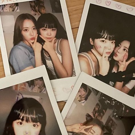 Lesserafim Playlist Cover, Le Sserafim Spotify Cover, Lesserafim Polaroid, Chaewon Polaroid, Kazuha Chaewon Yunjin, Lesserafim Icons, Lesserafim Kazuha, Fearless Era, Spotify Covers