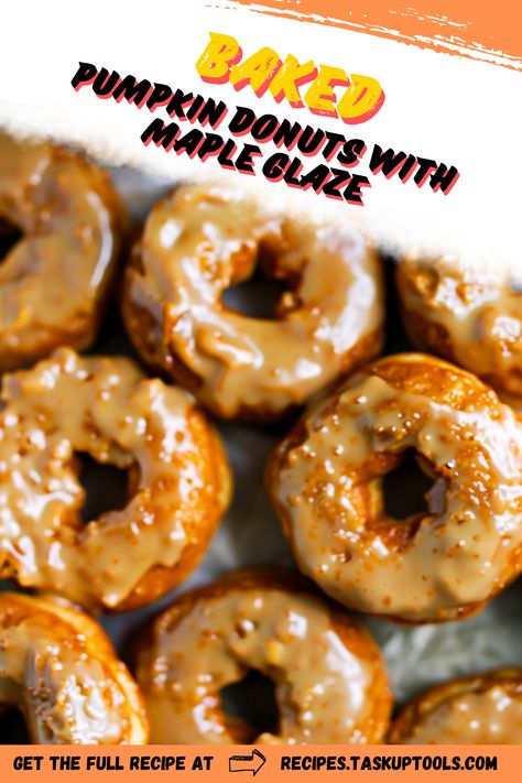 Indulge in the warm flavors of fall with these Baked Pumpkin Donuts topped with a luscious Maple Glaze. Perfectly spiced and incredibly moist, these donuts are a delightful treat for any time of the day. Easy to make and healthier than their fried counterparts, they are ideal for breakfast, brunch, or even a cozy afternoon snack. Discover the recipe and elevate your baking skills while savoring the taste of autumn in every bite. Perfect for sharing with family and friends or enjoying all to Maple Glaze For Donuts Recipe, Baking Skills, Cozy Afternoon, Fall Brunch, Pumpkin Spice Syrup, Maple Glaze, Afternoon Snack, Baked Donuts, Donut Glaze