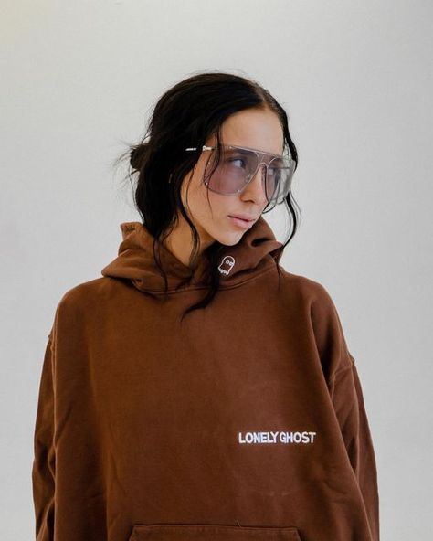 LONELY GHOST ™ on Instagram: "How now brown cow 🥛" Lonely Ghost Hoodie Outfit, Oversized Brown Fall Hoodie, Luck Me I See Ghosts Hoodie, Brown Skeleton Hoodie, I See Ghosts Sweatshirt, Lonely Ghost Sweatshirt, Lonely Ghost, Capri Sun, Brown Cow