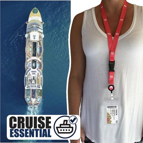 **Amazon Travel Find** Waterproof 2 Pack Cruise lanyard for Ship Cards with ID holder, Retractable Key Card Badge,and Detachable buckle - $10.99 Cruise Accessories, Carnival Ships, Princess Cruise Lines, Disney Cruise Ships, Cruise 2023, Cruise Essentials, Princess Cruise Ships, Princess Cruise, Cell Phone Pouch