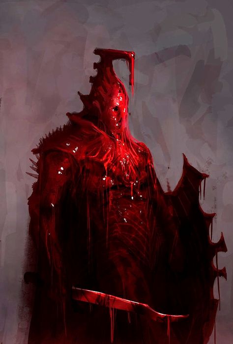 Blood Monster Art, Blood Monster, Heroic Fantasy, Blood Art, Vampire Art, 다크 판타지, Monster Concept Art, Demon Art, Fantasy Monster