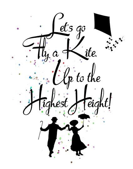 Mary Poppins Party Decorations, Mary Poppins Silhouette, Kite Tattoo, Mary Poppins Quotes, Kite Art, Mary Poppins Movie, Mary Poppins Party, Fly Quotes, Fly A Kite