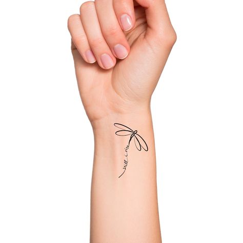 I Rise Tattoo, Still I Rise Tattoo, Rise Tattoo, Pink Ribbon Tattoos, Small Dragonfly Tattoo, Heart Temporary Tattoos, Tiny Wrist Tattoos, Dragonfly Tattoo Design, Remembrance Tattoos