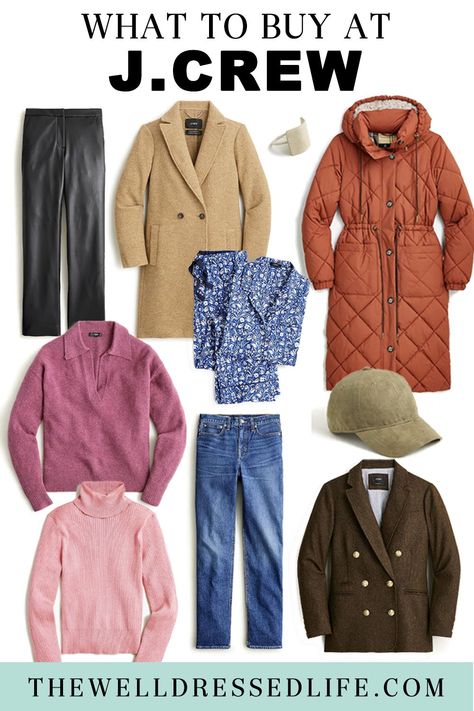 Our top picks from JCrew's new fall arrivals full of modern day classics. Wardrobe Consultant, Outfit Styling, Cold Weather Boots, Outfit Formulas, Crisp White Shirt, What To Buy, Car Coat, Classic Wardrobe, Menswear Inspired