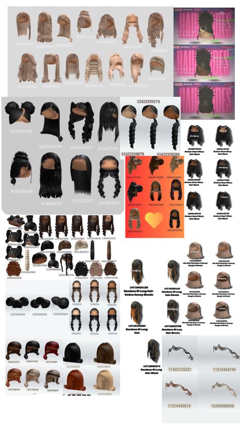 Black Hair Id Roblox, Code Hair, Blocksburg Outfit Codes￼, Cute Hairstyles For School, Black Hair Roblox, Roblox Codes, Hairstyles For School, Cute Hairstyles, Girl Hairstyles