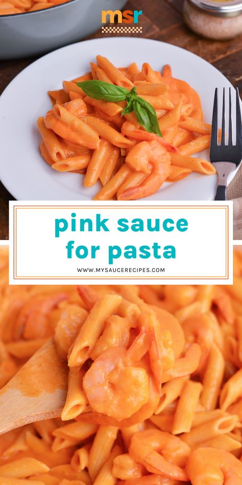 If you're looking for a creamy pasta sauce that also imparts tomato flavor this EASY Pink Sauce for Pasta should be on your menu! Light Red Sauce For Pasta, Lite Pasta Sauce, Pink Tomato Sauce, Easy Blush Sauce Recipe, Creamy Rosa Pasta Sauce, Best Pink Sauce Pasta Recipe, Pink Sauce Pasta Easy, Blush Pasta Sauce, Italian Pink Sauce