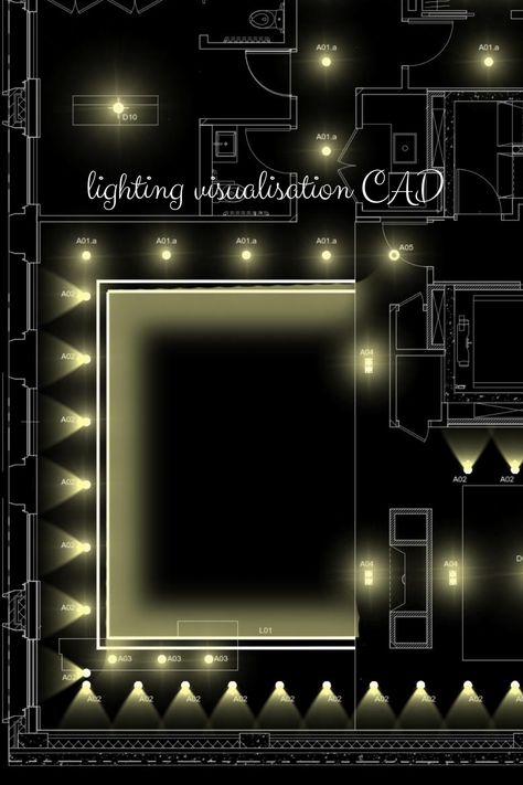 Lighting Design in CAD - interesting way of lighting visualisation Lighting Plans, Interior Design Portfolio Layout, Lighting Layout, Architectural Lighting Design, Ceiling Plan, Lighting Tips, Gallery Lighting, Portfolio Design Layout, Lighting Plan