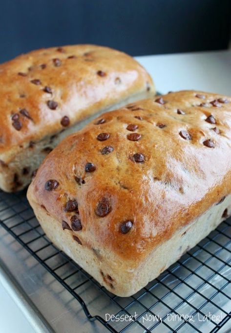 Chocolate Chip Yeast Bread, Whole Wheat Raisin Bread Recipe, Cinnamon Chip Bread, Cinnamon Bread Machine, Cinnamon Chip Recipes, Best Breads, Chip Recipes, Bread Cinnamon, Cinnamon Bread Recipe